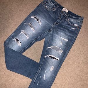 BKE ripped skinny jeans